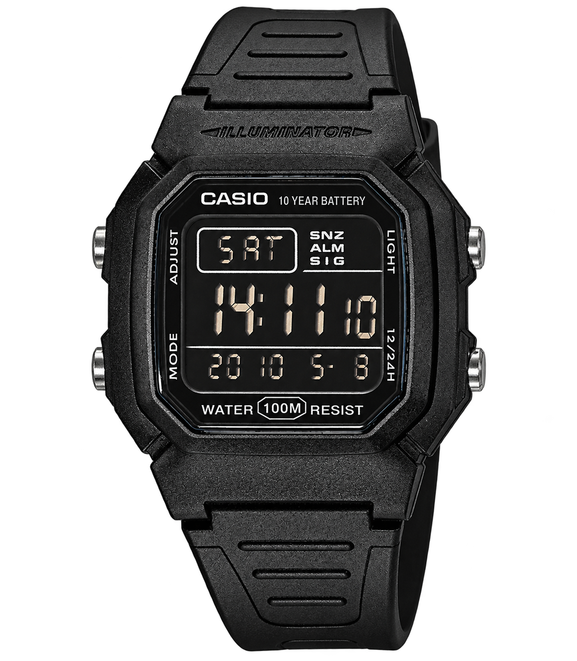 Casio W-800H-1B — Relógio Digital Preto