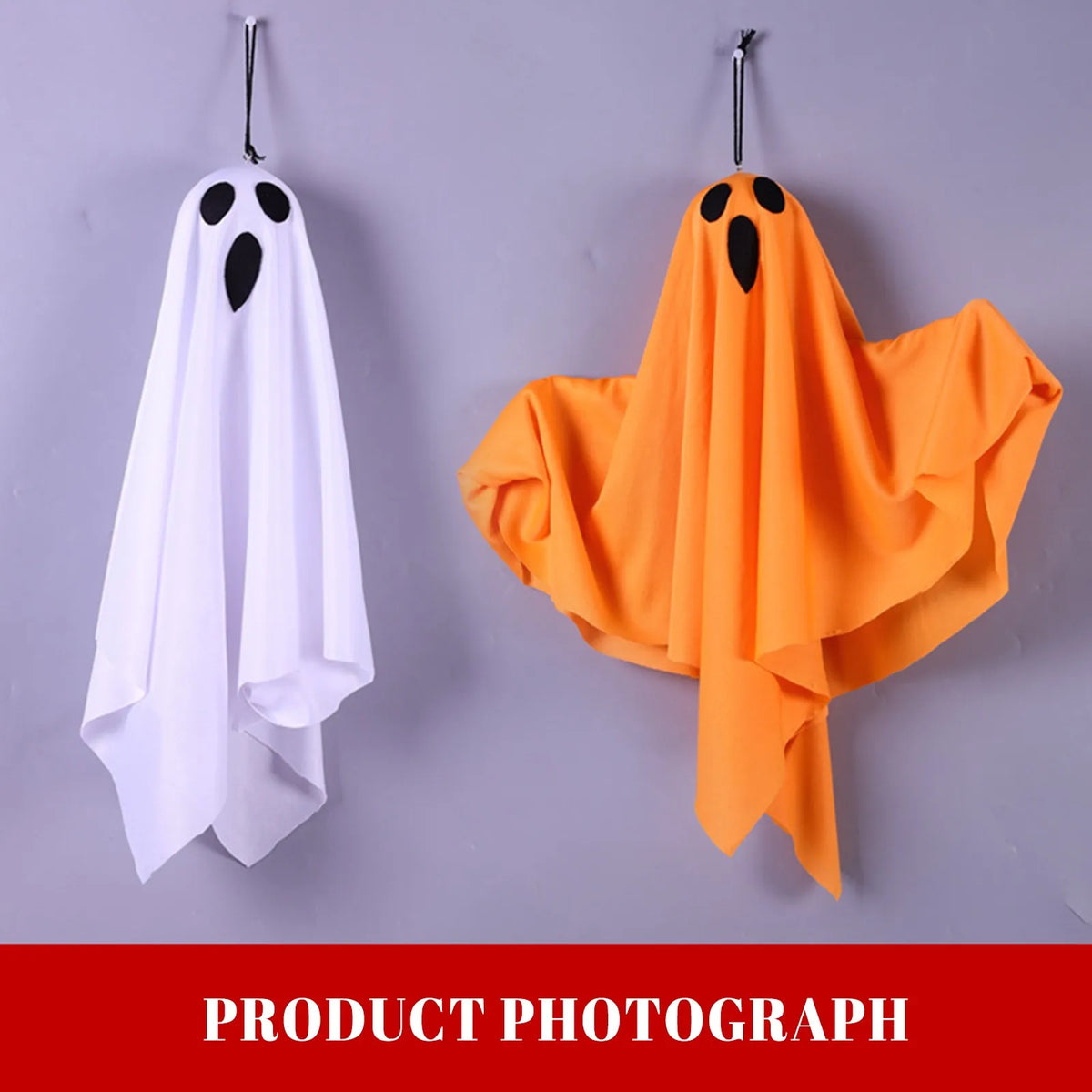 Fantasma Suspenso de Halloween — 50 × 40 cm