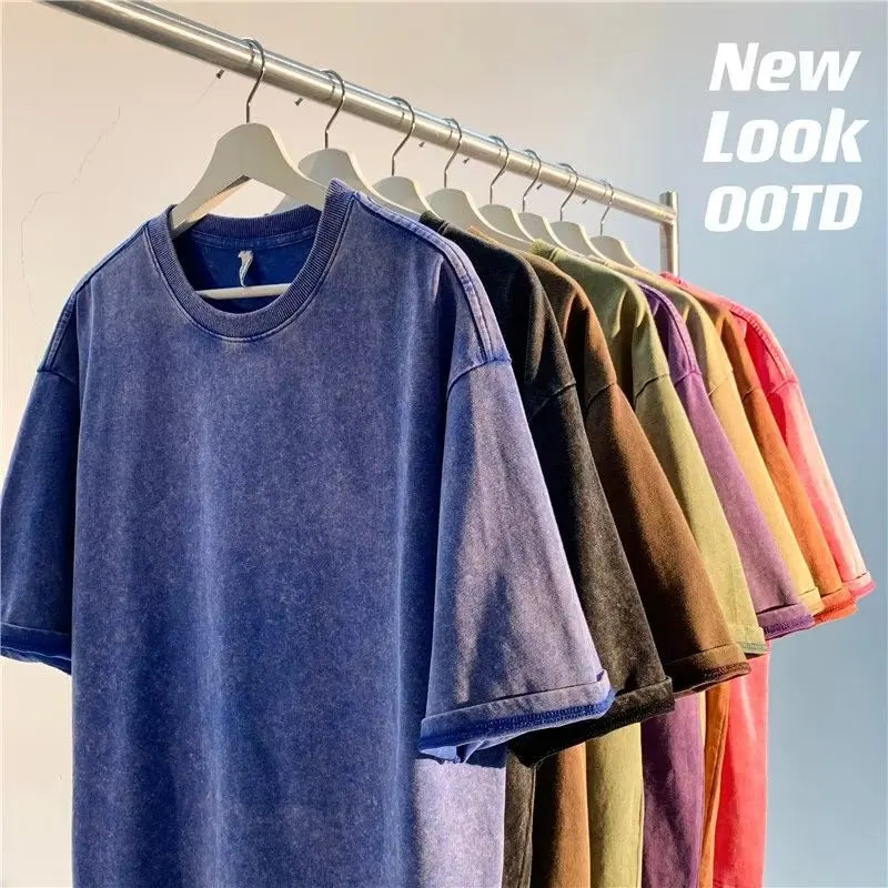 Washed Essential — T-shirt Oversized em Algodão