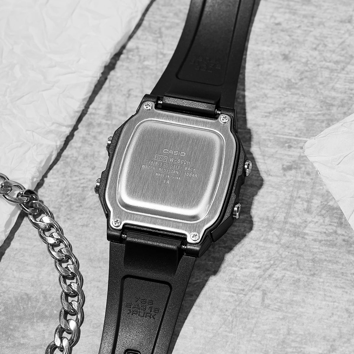 Casio W-800H-1B — Relógio Digital Preto