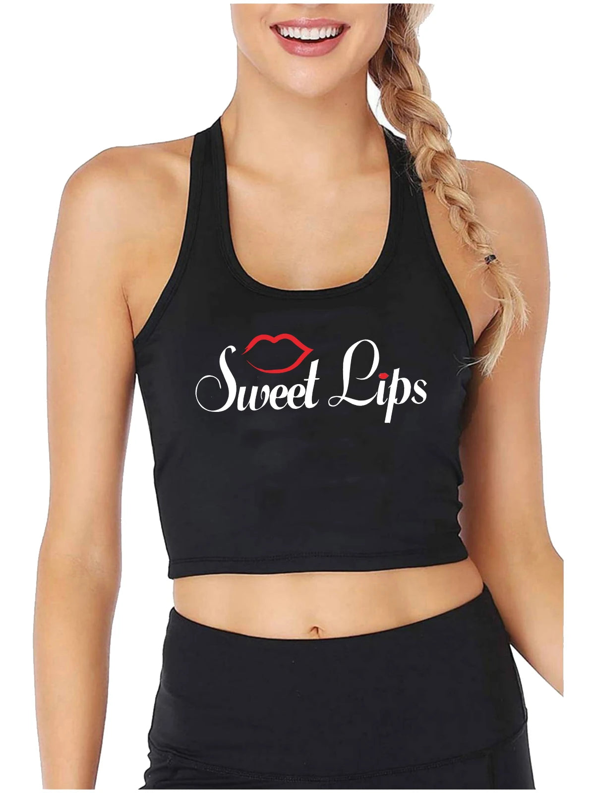 Sweet Lips — Top Cropped de Alças