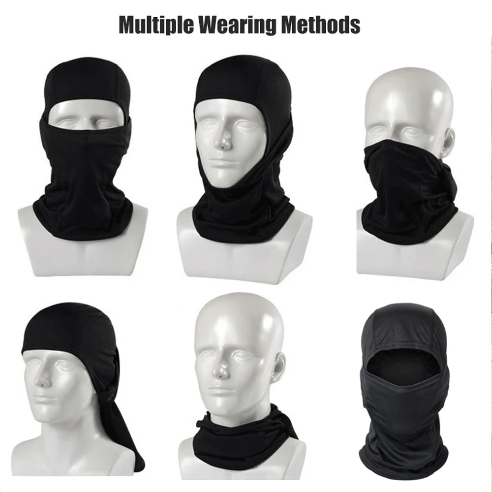 Conjunto de 5 Balaclavas — Estampados de Camuflagem