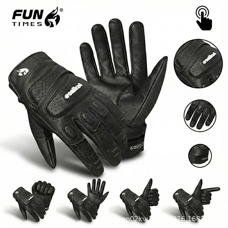 Air Bomber — Luvas de Ciclismo de Dedos Completos