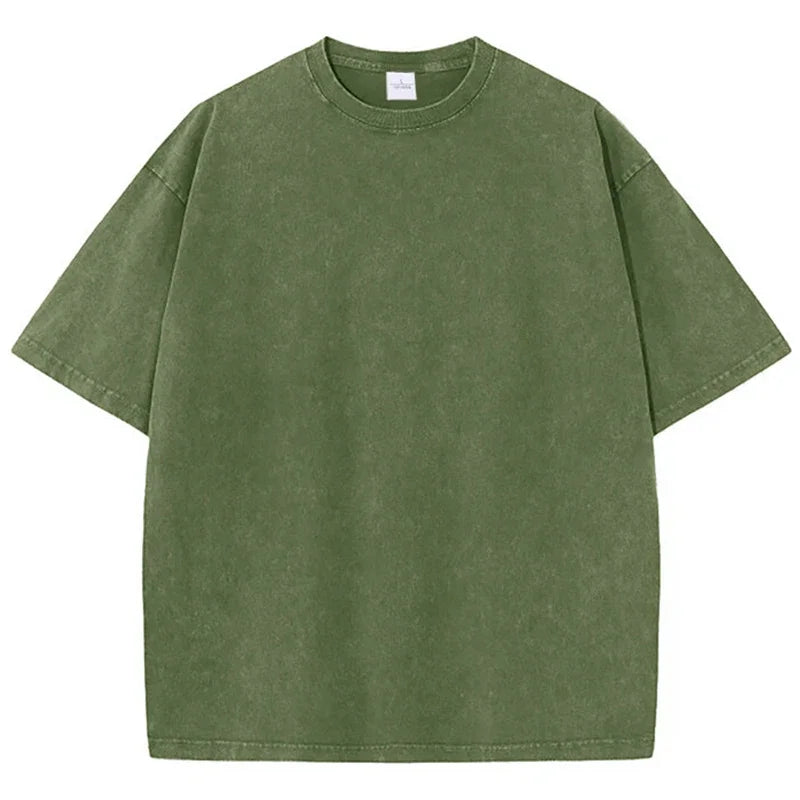 Washed Essential — T-shirt Oversized em Algodão