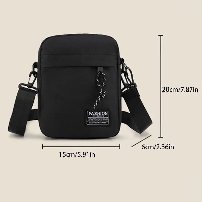 Bolsa Crossbody Compacta com Fecho