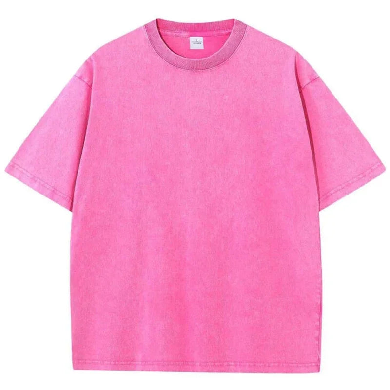 Washed Essential — T-shirt Oversized em Algodão