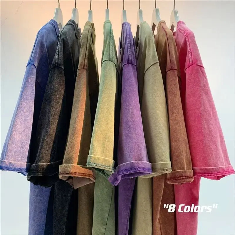 Washed Essential — T-shirt Oversized em Algodão