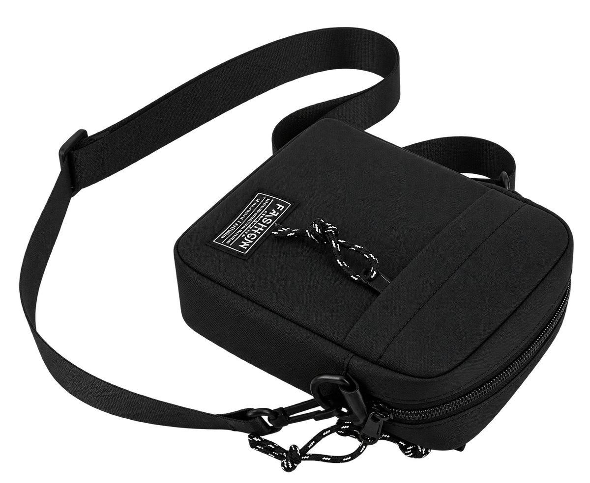 Bolsa Crossbody Compacta com Fecho