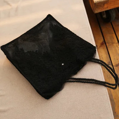 Mala de Renda com Alça — Estilo Romântico