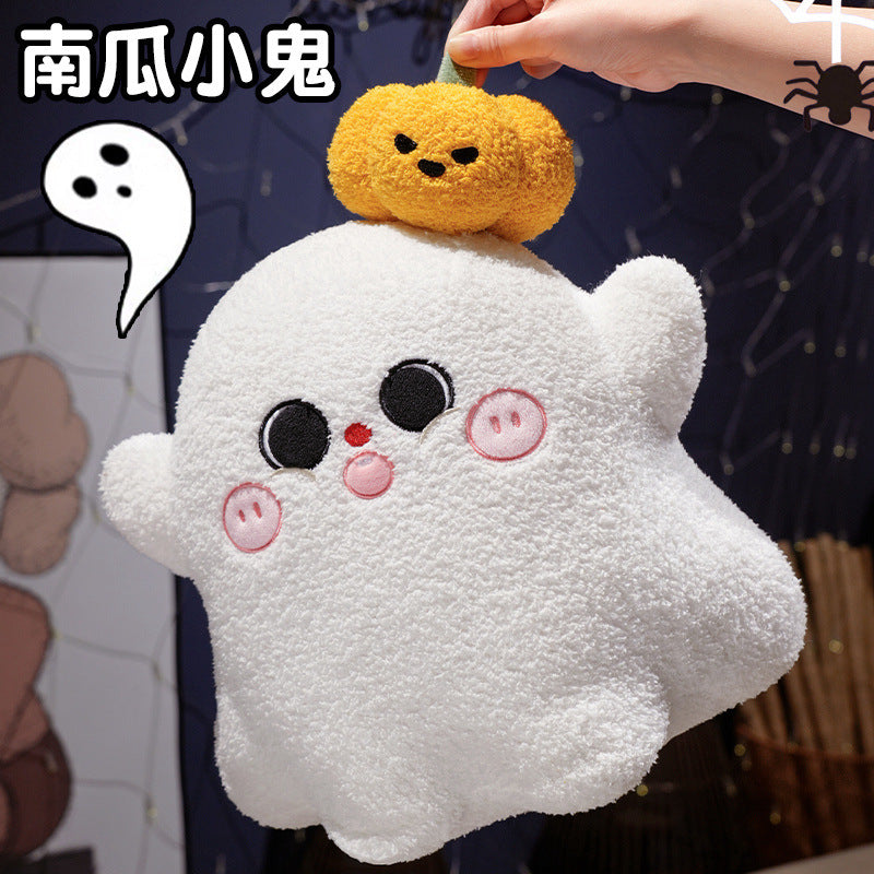 Abóbora de Peluche de Halloween — Almofada Decorativa
