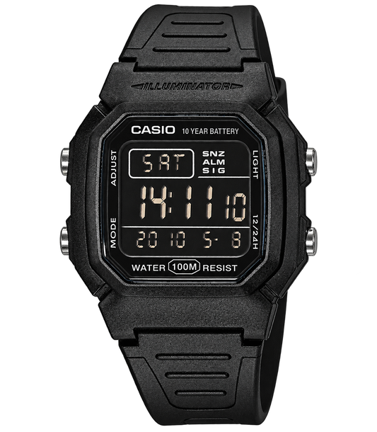 Casio W-800H-1B — Relógio Digital Preto