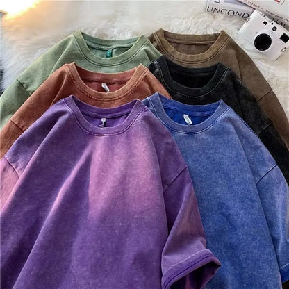 Washed Essential — T-shirt Oversized em Algodão