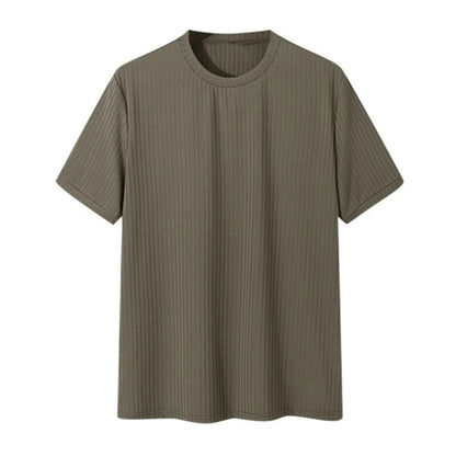 Ribbed — T-shirt Lisa de Manga Curta
