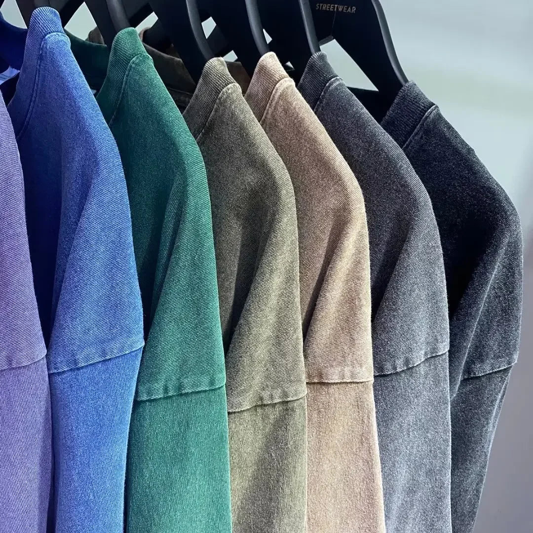 Washed Essential — T-shirt Oversized em Algodão