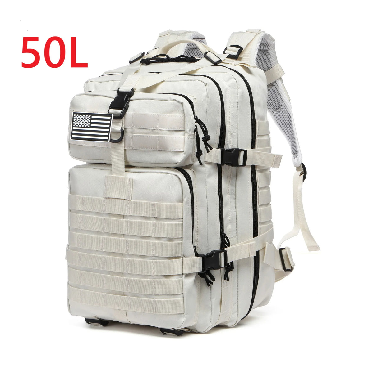 Mochila Tática com Sistema MOLLE — 50 L