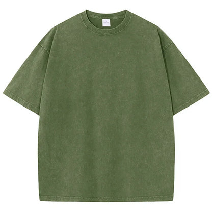 Washed Essential — T-shirt Oversized em Algodão