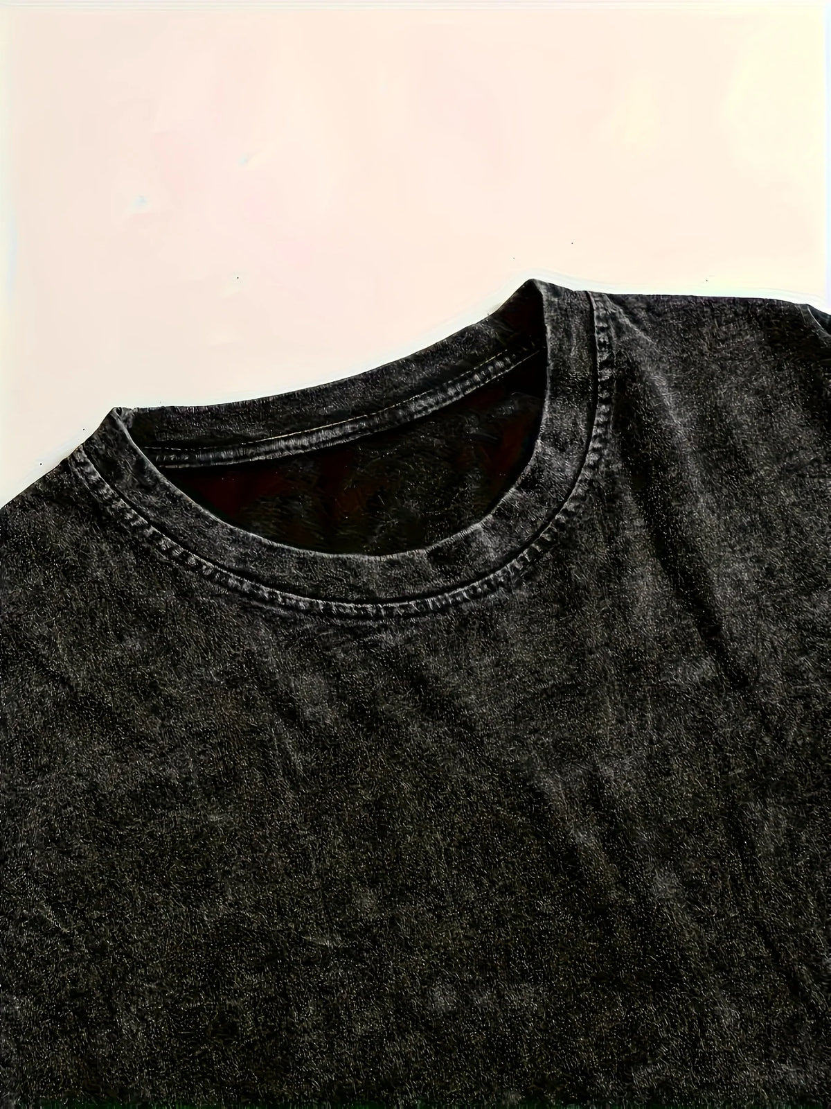 Samurai — T-shirt Gráfica em Algodão com Efeito Lavado