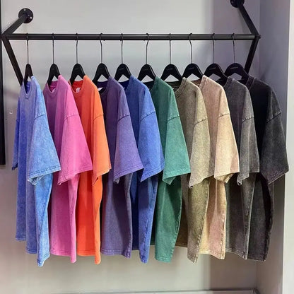 Washed Essential — T-shirt Oversized em Algodão