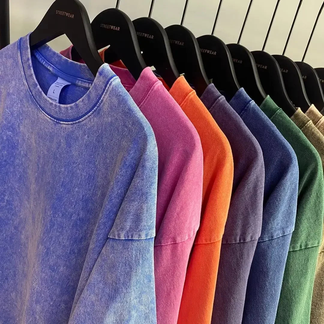 Washed Essential — T-shirt Oversized em Algodão