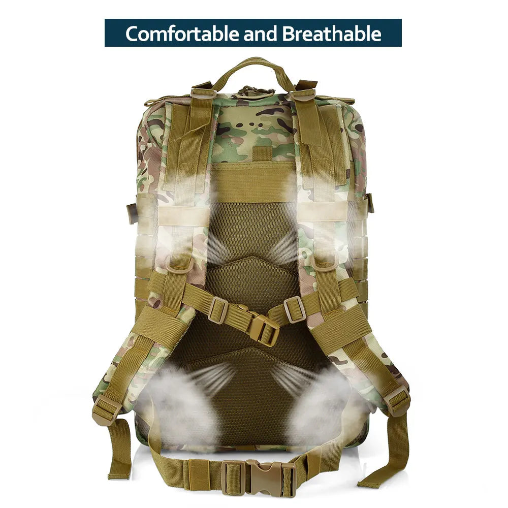 Mochila Tática 3P em Oxford — 50 L