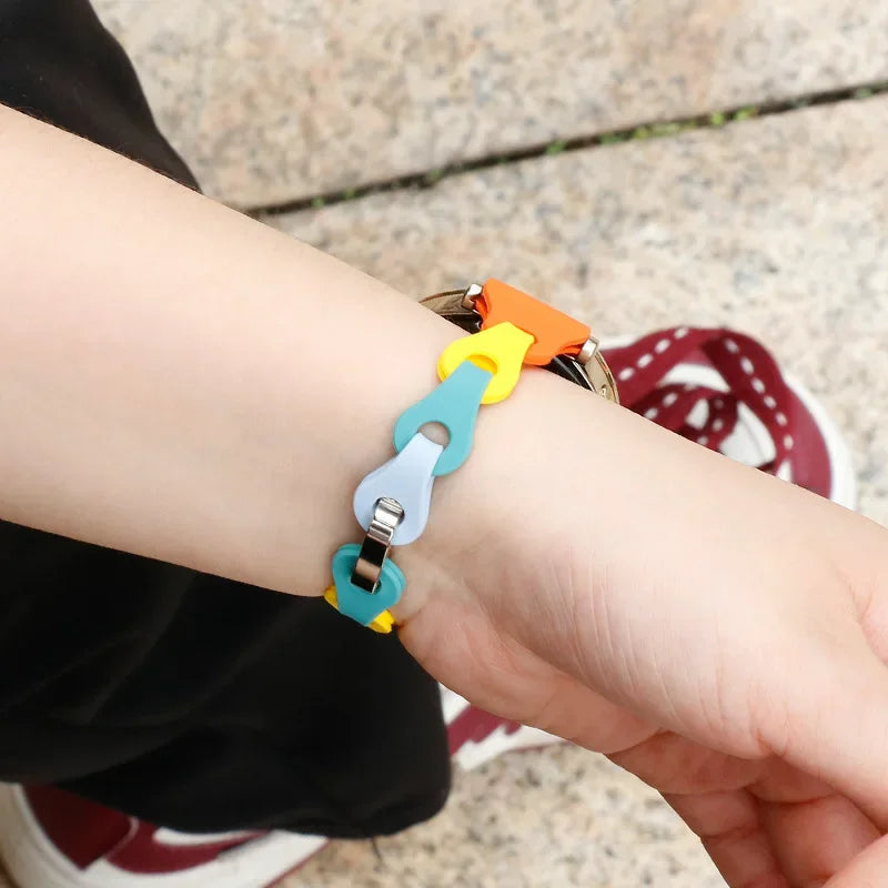 Bracelete de Silicone Compatível com Huawei Band 8 e 9