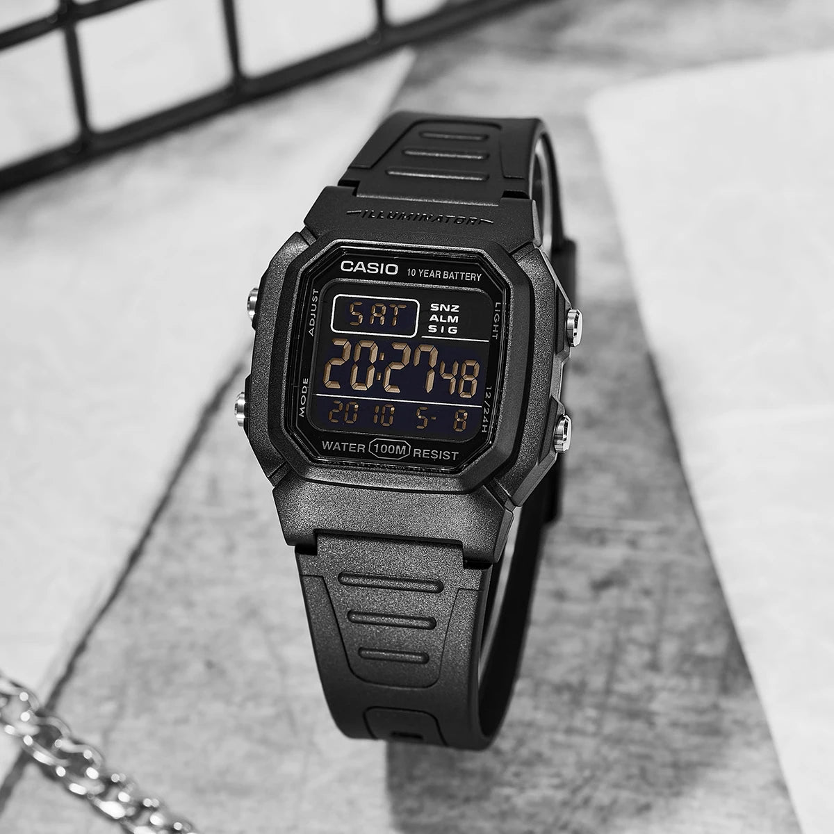 Casio W-800H-1B — Relógio Digital Preto