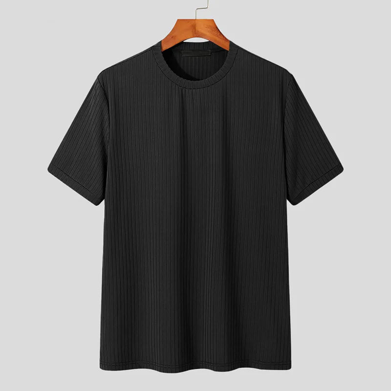 Ribbed — T-shirt Lisa de Manga Curta