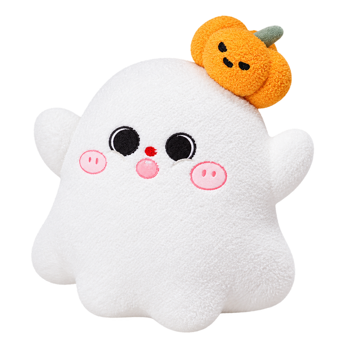 Abóbora de Peluche de Halloween — Almofada Decorativa