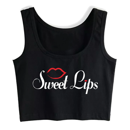 Sweet Lips — Top Cropped de Alças