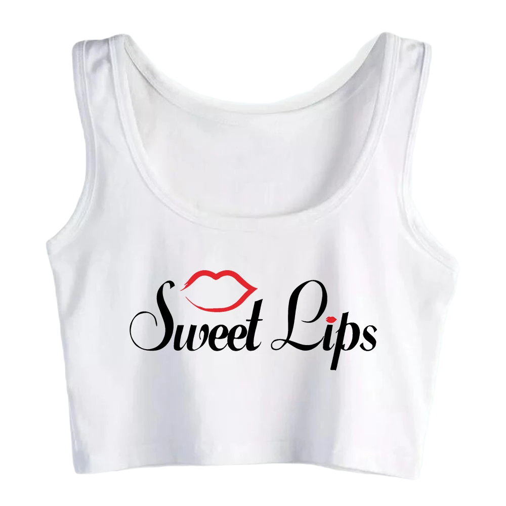 Sweet Lips — Top Cropped de Alças