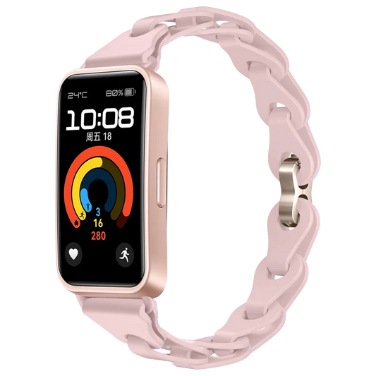 Bracelete de Silicone Compatível com Huawei Band 8 e 9