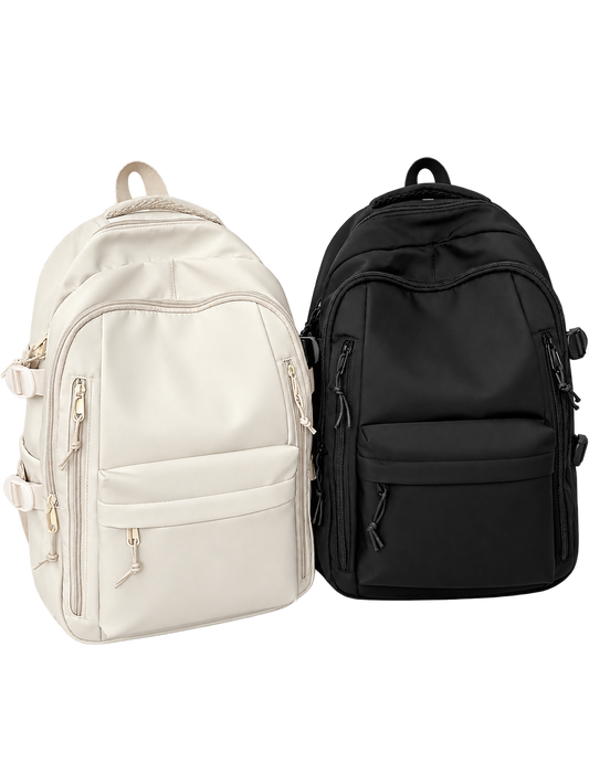 Mochila Urbana em Nylon com Compartimento para Portátil — vista principal sem fundo