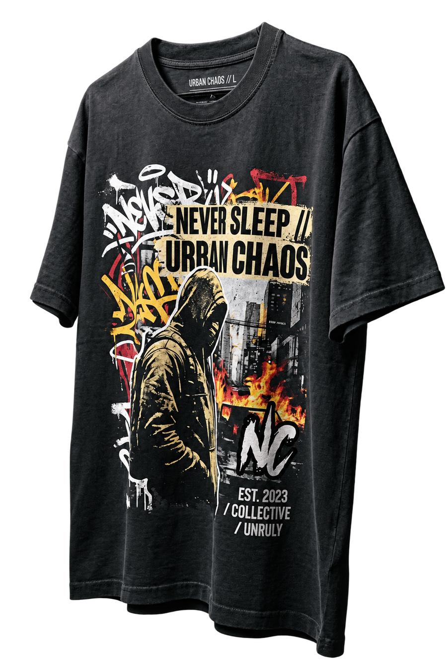 Apresentação — Faded — T-shirt Oversized BluNook