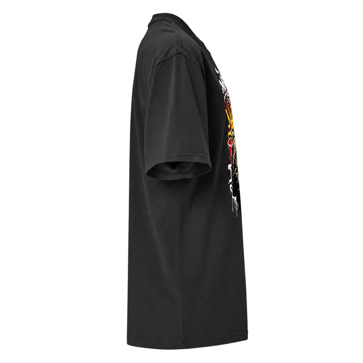 Vista lateral direita — Faded — T-shirt Oversized BluNook