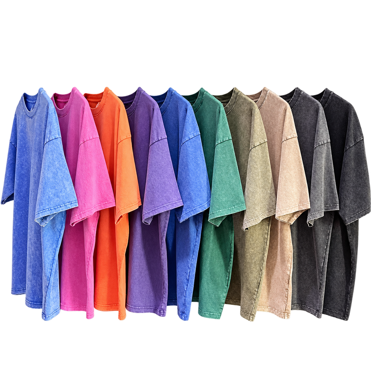 Washed Essential — T-shirt Oversized em Algodão — fotografia principal sem fundo