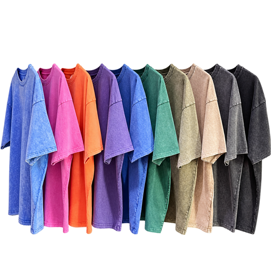 Washed Essential — T-shirt Oversized em Algodão — fotografia principal sem fundo