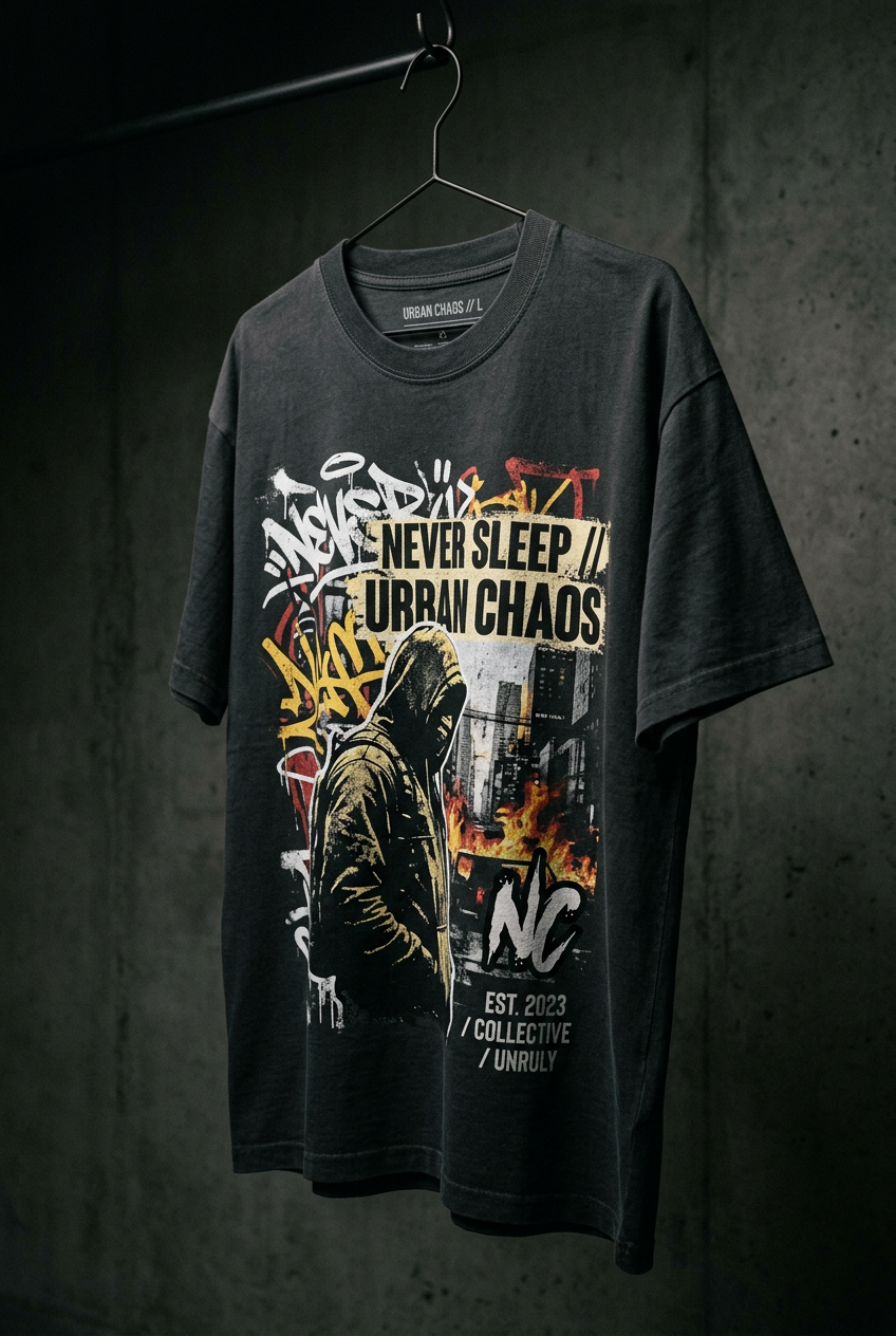 Apresentação — Faded — T-shirt Oversized BluNook